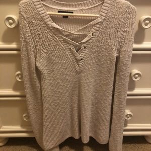 American Eagle Cream Sweater